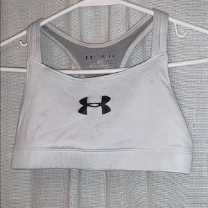 White Under Armor Sports Bra